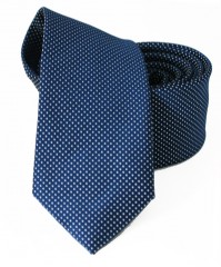 Goldenland Slim Krawatte - Blau gepunktet 